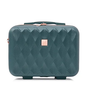 Kuferek Semi Line T5725-1 Zielony - Kosmetyczki, organizery i kuferki - miniaturka - grafika 1