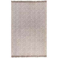 Dywany - vidaXL Dywan typu kilim, bawełna, 120 x 180 cm, taupe ze wzorem - miniaturka - grafika 1