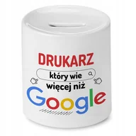 Skarbonki - Dla Smakosza Skarbonka na Urodziny Prezent z Nadrukiem ze Zdjęciem + Opakowanie na prezent (wzór 04) - miniaturka - grafika 1