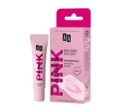 Balsamy do ust - Aloes Pink regenerujący balsam do ust Natural Glow 10g - miniaturka - grafika 1