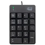 Klawiatury - Adesso AKB-601UB Czarna - miniaturka - grafika 1
