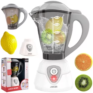Blender Mikser Ręczny Zabawka Światło Dźwięk Owoce 3 Sztuki - Zabawy w naśladowanie dorosłych - miniaturka - grafika 1