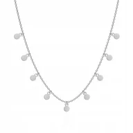 Łańcuszki - Naszyjnik Srebrny Choker z blaszkami 925 Łańcuszek Dzień Kobiet DEDYKACJA - miniaturka - grafika 1