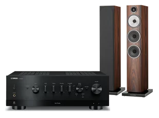 Yamaha R-N1000A (czarny) + 704 S3 (mokka) - Zestawy stereo - miniaturka - grafika 1
