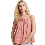Koszulki i topy damskie - Superdry Vintage Halter Cami - miniaturka - grafika 1