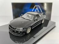 Samochody i pojazdy dla dzieci - Autoart Nissan Skyline R34 Gtr V-Spec Ii Black  1:43 57334 - miniaturka - grafika 1