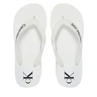 Klapki i japonki damskie - Japonki Calvin Klein Jeans Beach Sandal Flatform Tpu YW0YW01830 Biały - miniaturka - grafika 1