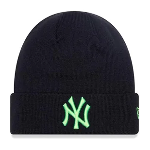 New Era Czapka zimowa - NEON GREEN New York Yankees - Czapki damskie - miniaturka - grafika 1