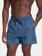 Kąpielówki męskie - Emporio Armani Underwear Szorty kąpielowe EM000583 AF12342 F9035 Niebieski Regular Fit - miniaturka - grafika 1