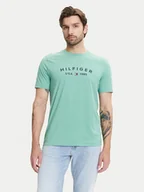 Koszulki męskie - Tommy Hilfiger T-Shirt Fathers Day MW0MW39356 Zielony Regular Fit - miniaturka - grafika 1