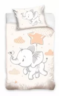 Pościel dla dzieci - POŚCIEL bawełniana SŁOŃ 160x200 cm - miniaturka - grafika 1