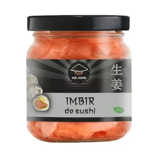 Imbir Marynowany Różowy Do Sushi 190g Mr. Ming - Soki i napoje niegazowane - miniaturka - grafika 1