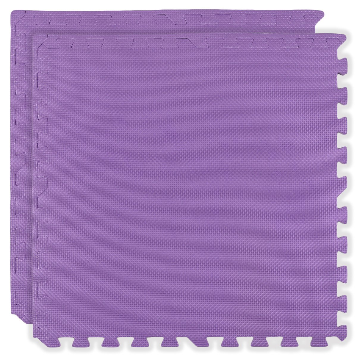 Mata piankowa podłogowa Humbi 120x60 Duże puzzle piankowe wodoodporne bezpieczne 2 szt. Fioletowa