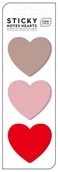 Notesy i bloczki - Karteczki samoprzylepne Hearts 75szt mix - INTERDRUK - miniaturka - grafika 1