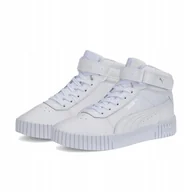 Buty sportowe damskie - Buty damskie Puma Carina 2.0 Mid puma white 38 Eu - miniaturka - grafika 1