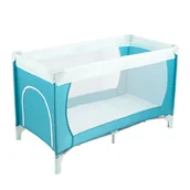 Łóżeczka i kojce - Smiki Łóżeczko Turystyczne Kojec Składane Materac Miętowe - miniaturka - grafika 1