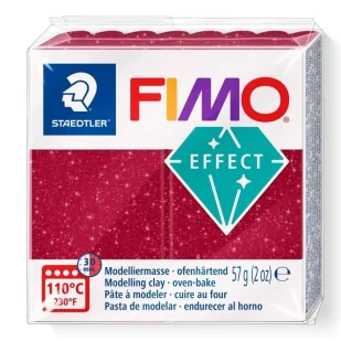 Masa termoutwardzalna Fimo 57g czerwony galaxy - Staedtler - Masy plastyczne - miniaturka - grafika 1