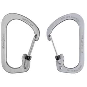 Sprzęt wspinaczkowy - Nite Ize Carabiner SlideLock karabińczyk, srebrny, 3 CSL3-11-R6 - miniaturka - grafika 1