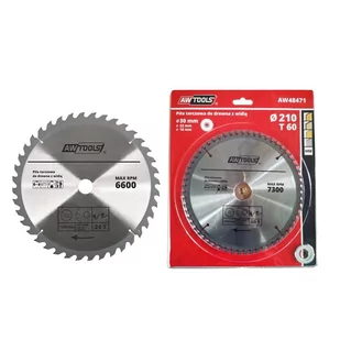 AWTOOLS Aw Piła Tarczowa Do Drewna 400x30/22/16x30z - Tarcze do pił - miniaturka - grafika 1