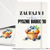 Notesy i bloczki - NOTES NA PRZEPISY KULINARNY PREZENT DLA CUKIERNIKA ROBIĘ PYSZNE BABECZKI Wz - miniaturka - grafika 1