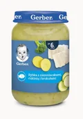 Dania dla dzieci - Gerber Obiadek, Ziemniaczki z gotowaną rybką i natką pietruszki, 190 g, 5m+ - miniaturka - grafika 1