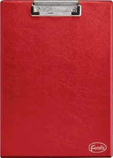 Forofis Klip board z metalowym klipsem A4 91242 czerwona PVC - Deski z klipsem - miniaturka - grafika 1