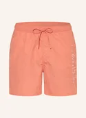 Spodenki damskie - Calvin Klein Szorty Kąpielowe orange - miniaturka - grafika 1