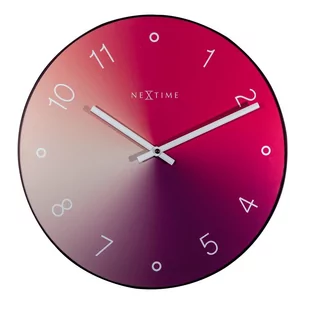 Nextime Zegar ścienny Gradient czerwony 8194RO - Zegary - miniaturka - grafika 1