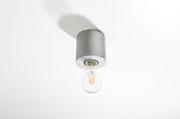 Lampy sufitowe - Sollux Lighting Plafon SALGADO beton - miniaturka - grafika 1