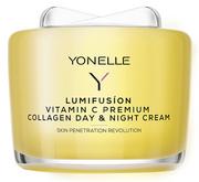 Kremy do twarzy - YONELLE LUMIFUSION VITAMIN C PREMIUM COLLAGEN DAY & NIGHT CREAM 55.0 ml - miniaturka - grafika 1