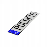 Akcesoria motoryzacyjne - Polskie Tablice Okazjonalne Aluminium Tłoczone - miniaturka - grafika 1