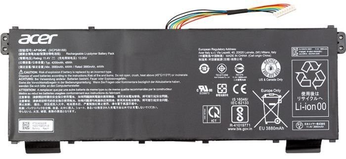 Bateria Acer Nešiojamo kompiuterio baterija ACER AP18C4K, 4200mAh, Original NB410729