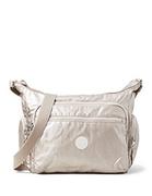 Torebki damskie - Kipling torebki damskie gabbie na ramię, srebrny (Metallic Glow), 35.5 x 30 x 18.5 cm - miniaturka - grafika 1