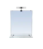 Lustra - Lustro LED GoodHome Clarach 50 x 60 cm z półką - miniaturka - grafika 1