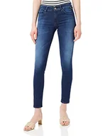 Spodnie damskie - Replay New Luz Hyper Cloud Skinny Jeansy damskie, Niebieski (ciemnoniebieski 7), 24W / 28L - miniaturka - grafika 1