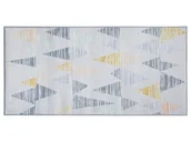 Dywany - Beliani Dywan 80 x 150 cm szaro-żółty YAYLA - miniaturka - grafika 1