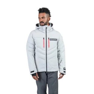 Kurtka narciarska Rossignol męska Hero Blackside puffy JKT szara - L - Kurtki narciarskie - miniaturka - grafika 1