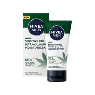 Kremy do twarzy - Nivea Men Sensitive Hemp łagodzący krem do twarzy z olejkiem konopnym dla mężczyzn 75 ml - miniaturka - grafika 1