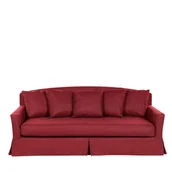 Sofy i kanapy - Beliani Sofa 3-osobowa czerwona GILJA - miniaturka - grafika 1