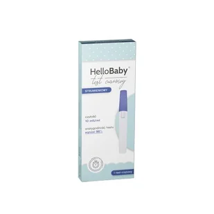 HELLOBABY test ciążowy strumieniowy, 1szt. - Testy ciążowe i diagnostyczne - miniaturka - grafika 1
