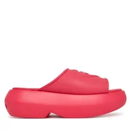 Klapki i japonki damskie - Klapki LOVE MOSCHINO JA28207I0MI40604 Różowy - miniaturka - grafika 1