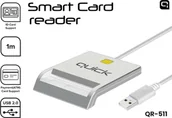 Akcesoria do kas i terminali - Quick QR-511 Smart ID Card reader USB - miniaturka - grafika 1