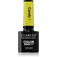 Lakiery hybrydowe - Claresa lakier hybrydowy Candy 5 5 ml - miniaturka - grafika 1