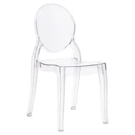 Krzesła - Krzesło ELIZABETH transparentne - poliwęglan PC502.CLEAR - miniaturka - grafika 1