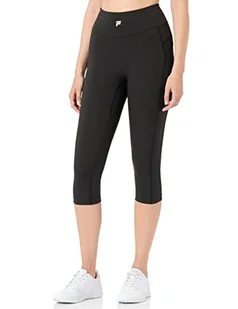 FILA Damskie spodnie Romania z wysokim stanem 3/4, Moonless Night, S - Spodnie damskie - miniaturka - grafika 1