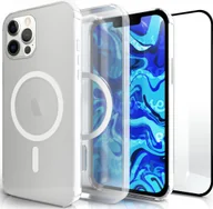 Etui i futerały do telefonów - Hello Case Etui magsafe do iPhone 13 PRO magnetyczne przezroczyste pancerne SZKŁO 9H - miniaturka - grafika 1