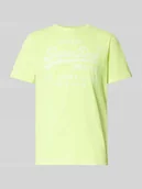 Koszulki męskie - T-shirt z nadrukiem z logo model ‘Neon’ - miniaturka - grafika 1