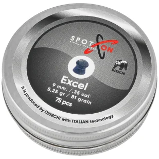 Śrut Spoton Excel 9 mm, 75 szt. 5.25g/81.0gr - Amunicja do wiatrówek - miniaturka - grafika 1