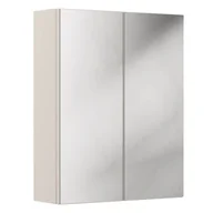 Szafki łazienkowe - Szafka z Lustrem 60cm 2 Drzwi Kolekcja Bella Cashmere Kaszmirowy Mat - miniaturka - grafika 1