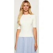 Bluzki damskie - Tommy Hilfiger Bluzka | Slim Fit - miniaturka - grafika 1